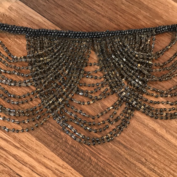 Mermaid Style Beaded Drape Necklace - Picture 2 of 5